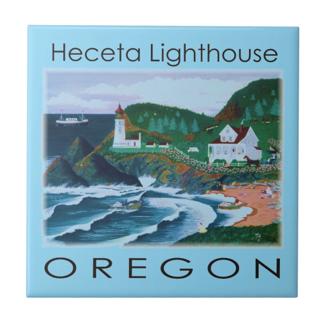 Azulejo Faro de Heceta (Frente)