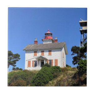 Azulejo Faro de la Bahía Yaquina, Newport, Oregón