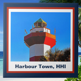 Azulejo Faro de la ciudad del puerto de Hilton Head Island