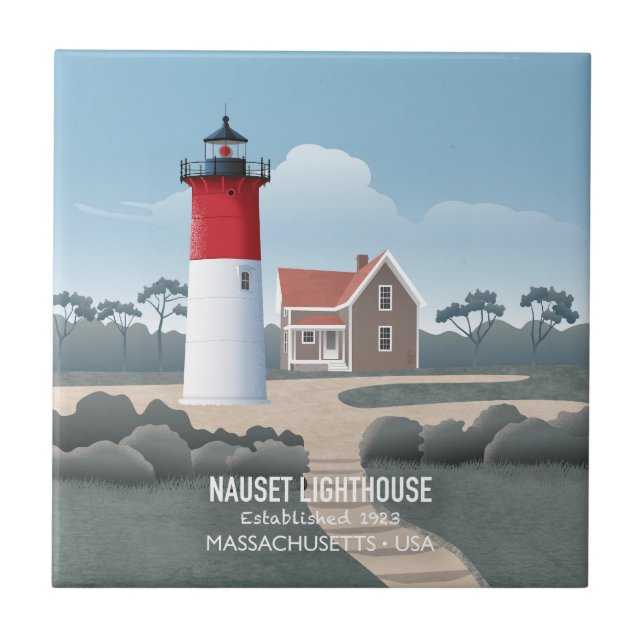 Azulejo Faro de Nauset (Frente)