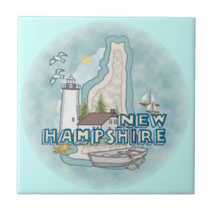 Azulejo Faro de New Hampshire
