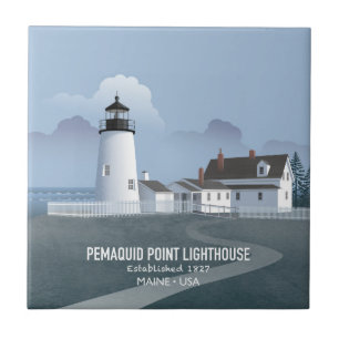 Azulejo Faro de Pemaquid Point