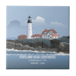 Azulejo Faro de Portland Head