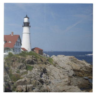 Azulejo Faro de Portland Head, Cape Elizabeth,Maine,