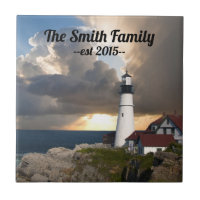 Faro de Portland Head Maine Apellido de Familia
