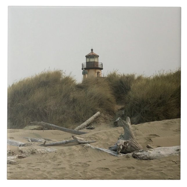 Azulejo Faro del río Coquille, OR (Frente)