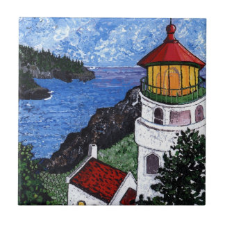 Azulejo Faro principal de Heceta