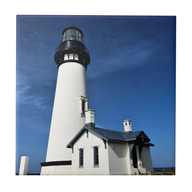 Azulejo Faro Yaquina Head, Newport, Oregón (Frente)