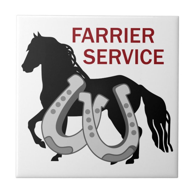 Azulejo Farrier Service (Frente)