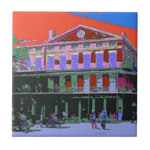 Azulejo Fauvism: Edificio de New Orleans Pontalba