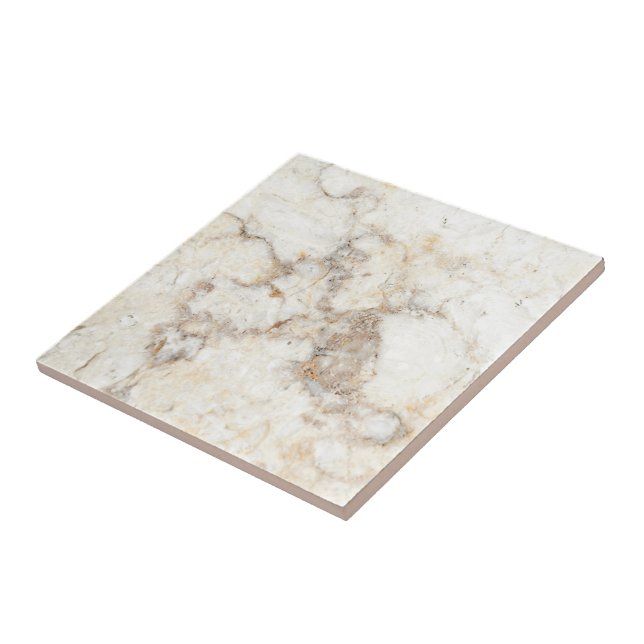 Azulejo Faux Marble Blanco Piedra Tile Cerámico (Lado)