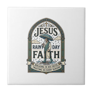 Azulejo Fe Jesús Día Lluvioso Fe Jesús Día Lluvioso Fa Cri