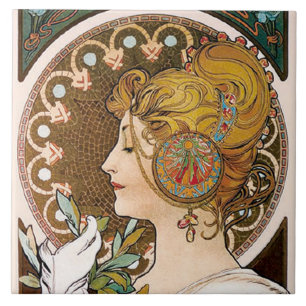 Azulejo Feather, Mucha