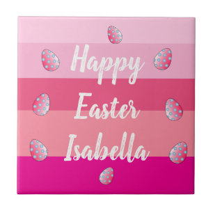Azulejo Felices Colores Y Huevos De Pascua