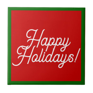 Azulejo Felices Fiestas Tile Cerámico