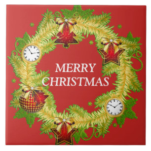 Azulejo Felices Navidad Wrealth