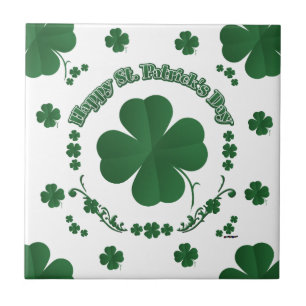 Azulejo Felices rocas de St Patrick