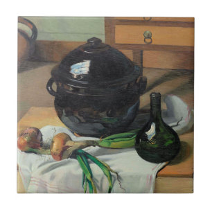 Azulejo Felix Vallotton, Ognons et Soupere,