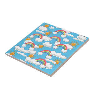 Azulejo Feliz arcoiris