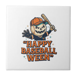 Azulejo Feliz béisbol Ween Vintage Halloween béisbol Des