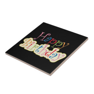 Azulejo Feliz Cumpleaños