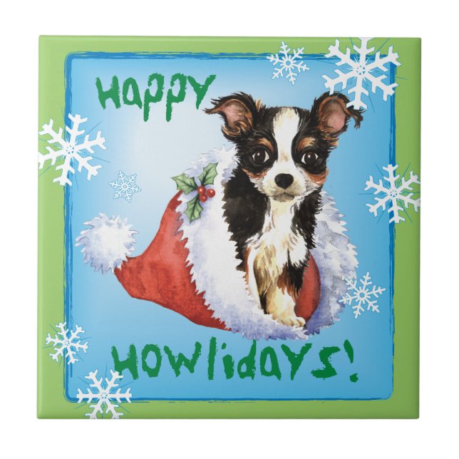 Azulejo Feliz cumpleaños a Chihuahua (Frente)