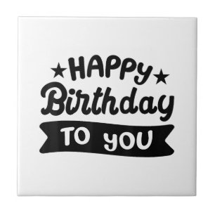 Azulejo Feliz cumpleaños para ti