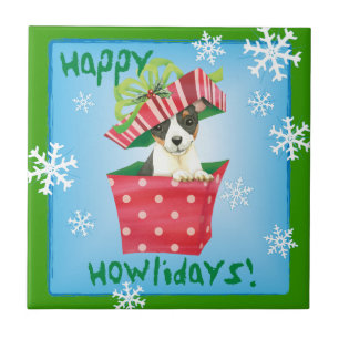 Azulejo Feliz cumpleaños Toy Fox Terrier