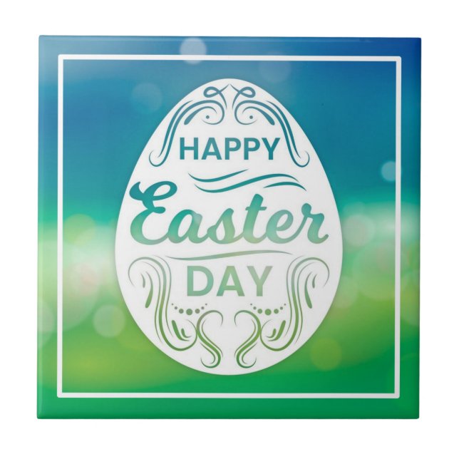 Azulejo Feliz Día de Pascua-23042 (Frente)