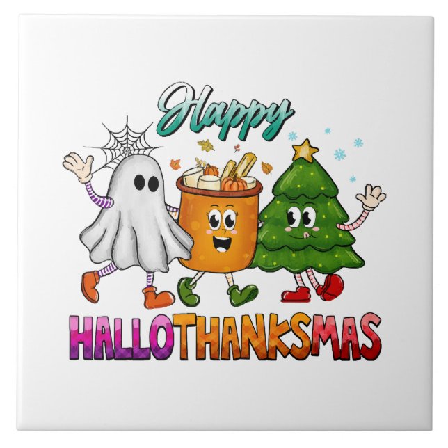 Azulejo Feliz Hallothanksmas (Frente)