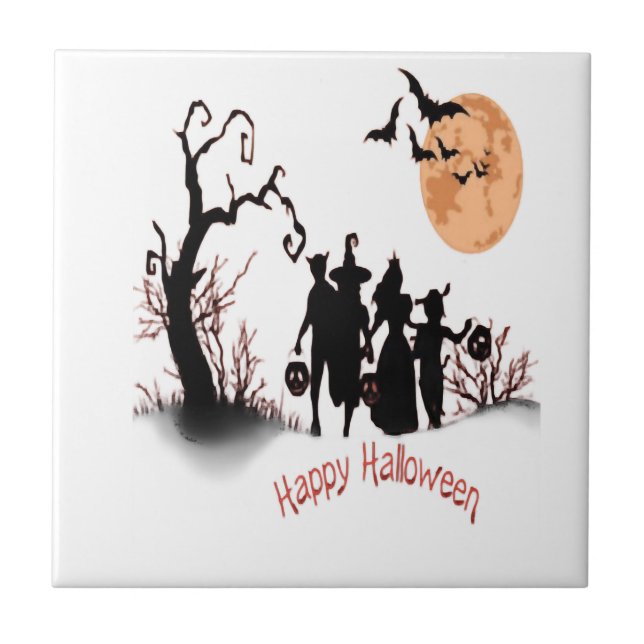 Azulejo Feliz Halloween (Frente)