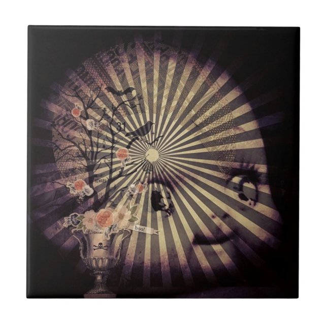 Azulejo ¡Feliz Halloween! (Frente)