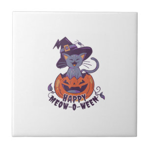 Azulejo Feliz Halloween Meowoween Tank Top