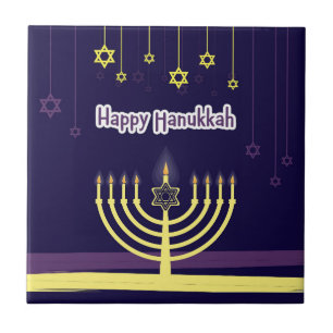Azulejo Feliz Hanukkah