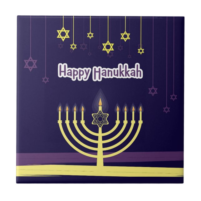 Azulejo Feliz Hanukkah (Frente)