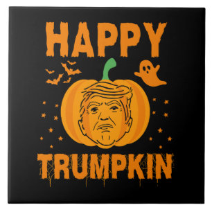 Azulejo Feliz Trumpkin Vuelve Genial Halloween De Nuevo
