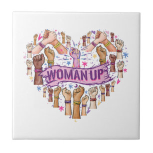 Azulejo Feminismo Fuerte empoderamiento feminista Feminis
