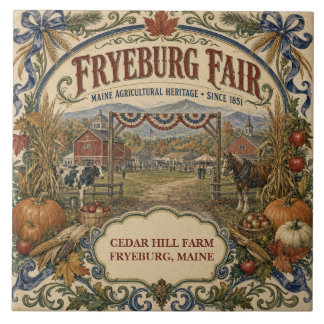 Azulejo Feria Personalizada de Fryeburg Desde 1851 Maine