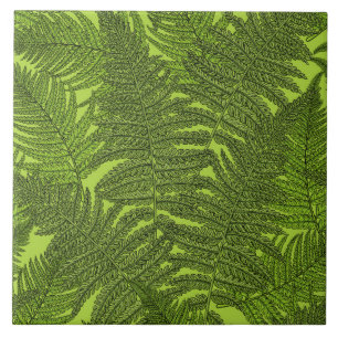 Azulejo Fern en verde