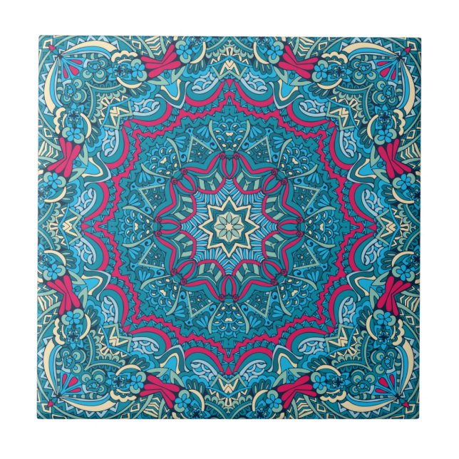 Azulejo Festival Boho Mandala  (Frente)