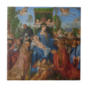 Azulejo Festividad de las tierras de Rosa, 1506 (aceite de