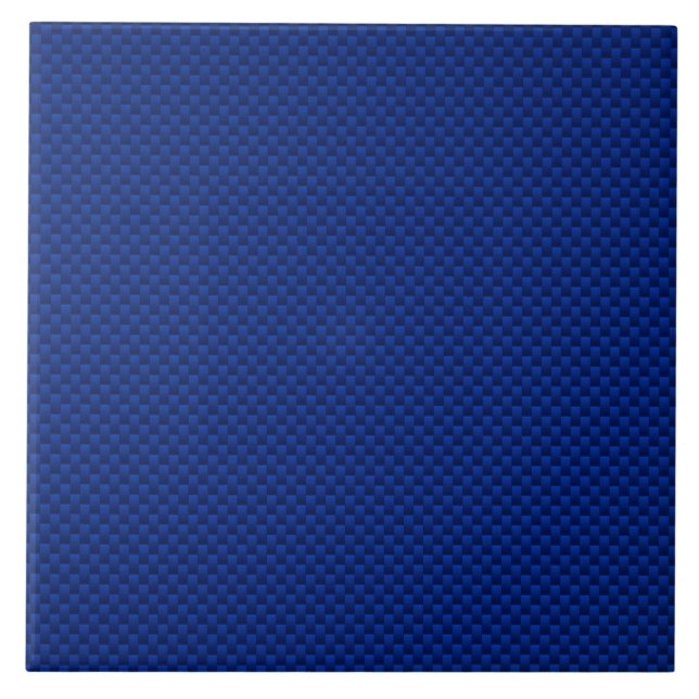 Azulejo Fibra de carbono azul vibrante como fondo de la (Frente)