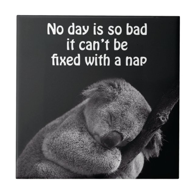 Azulejo ficha de oso de koala (Frente)