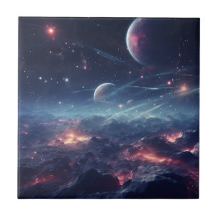 Azulejo Ficha Sinfónica de Galaxia Espacial