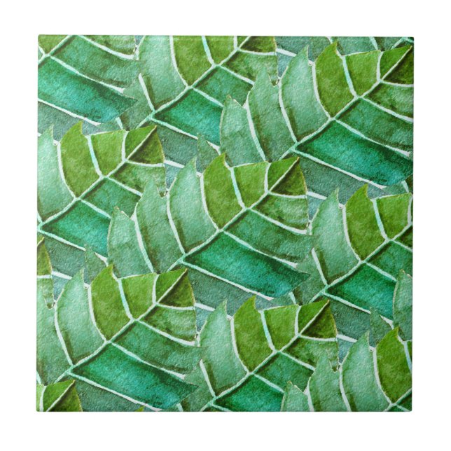 Azulejo Fiebre de la jungla de mosaico cerámica (Frente)