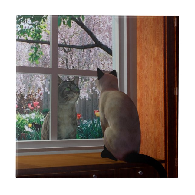 Azulejo Fiebre de la primavera (Frente)