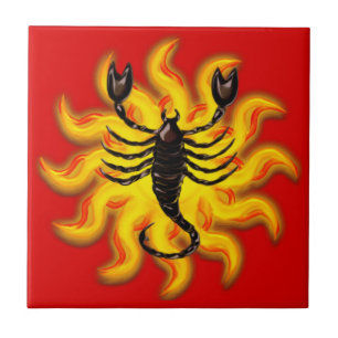 Azulejo Fiery Scorpio