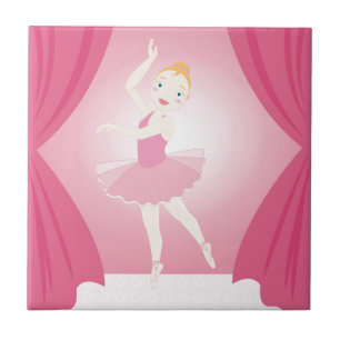 Azulejo Fiesta de cumpleaños Ballerina