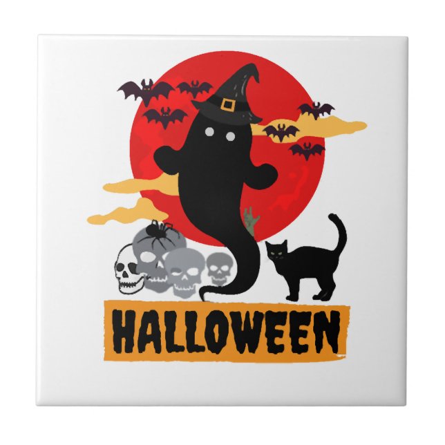 Azulejo Fiesta de Halloween                                (Frente)