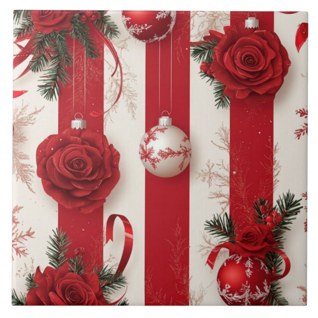 Azulejo Fiesta de Peppermint Tile Cerámico (Frente)